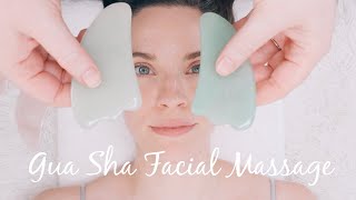 Gua Sha Facial Massage Tutorial  Benefits and Demonstration [upl. by Clementine192]