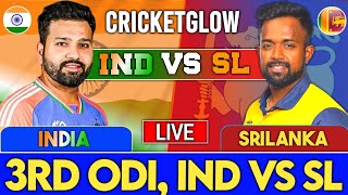 Live  IND Vs SL 3rd ODI  Live Scores amp Commentary  India vs Srilanka  last 25 overs [upl. by Peregrine692]