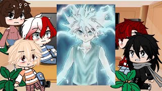 Mha react to ‘Deku’s parents’ Mha x HxH KillugonRead description Original Au [upl. by Michigan]