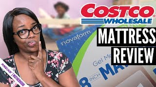 Costco Mattress Review  Novaform 8inch Memory Gel  BUNK BED MATTRESS  UNBOXING [upl. by Gwen]