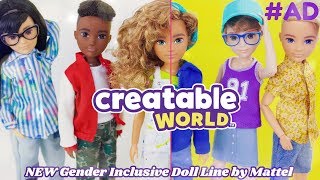 Creatable World Fully Customizable Gender Inclusive Dolls [upl. by Ahsirek564]