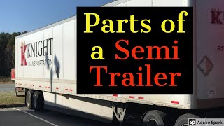 Parts of a Semi Trailer Explained [upl. by Eckblad103]