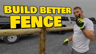 Youre building farm fence wrong H brace vs diagonal rance and lowcarbon wire vs hightensile [upl. by Ycnahc]