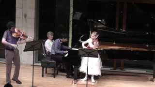 Trio movement for violin viola and piano composed by Alma Deutscher 2014 [upl. by Young]