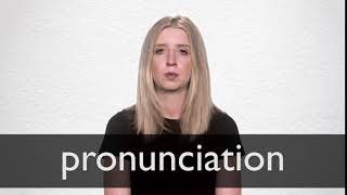 How to pronounce PRONUNCIATION in British English [upl. by Einneb]