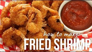 How to Make Panko Fried Shrimp  Crispy Breaded Shrimps Recipe [upl. by Oly]