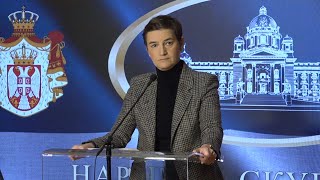 Brnabić i Jovanov se obraćaju medijima [upl. by Joletta]