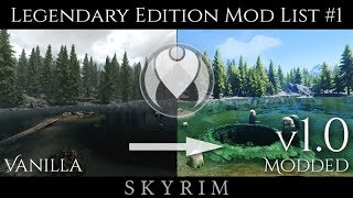 v10 COMPLETE ULTIMATE IMMERSION LE MOD LIST  Skyrim Legendary Edition [upl. by Pathe]