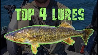 Favorite Summer Walleye Fishing Lures [upl. by Htinnek]