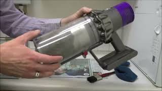 How to clean and maintain the Dyson V10 Cordless Vacuum Cleaner [upl. by Eisenstark]