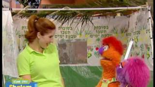 Shalom Sesame Sneak Peek Monsters in the Sukkah [upl. by Nailluj274]