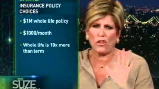 Suze Orman  Term and Life Insurance Comparison [upl. by Aidaas]