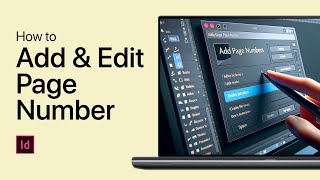 InDesign  How To Add amp Edit Page Numbers [upl. by Salchunas]