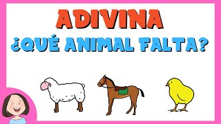 Adivina ¿Qué animal falta [upl. by Omrellig]