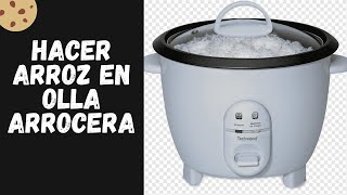 Como Preparar Arroz en Olla Arrocera  Facil y Rapido [upl. by Anni64]