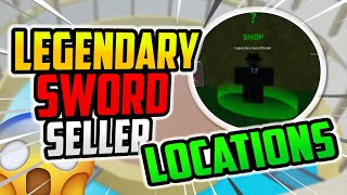 ALL LEGENDARY SWORD SELLER LOCATIONS IN BLOX PIECE [upl. by Engdahl]