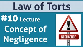 Law of Torts Concept of Negligence 14 [upl. by Llorrac199]