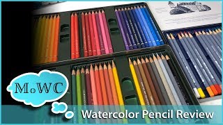 Faber Castell Watercolor Pencil Review Comparing Albrecht Dürer amp Goldfaber Aqua [upl. by Trilley]