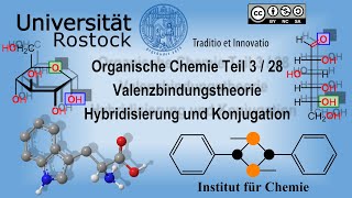 Organische Chemie Teil 3 Valenzbindungstheorie Hybridisierung und Konjugation [upl. by Elsey]