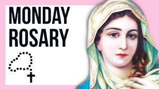 MONDAY  JOYFUL  Follow Along Rosary 15 Minute  SPOKEN ONLY [upl. by Lyrrehs]