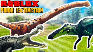 Roblox Prior Extinction  Achievement Update How To Get 3 NEW CREATURES Argentinosaurus [upl. by Dick861]