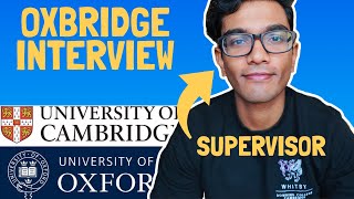 How to ace the Oxbridge Interview  Past Questions amp Tips from a Cambridge Supervisor [upl. by Sairacaz546]