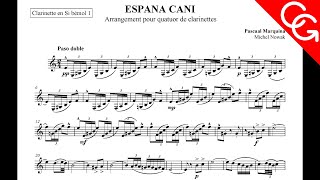 ESPAÑA CAÑÍ Pasodoble Corrado Giuffredi clarinet [upl. by Esinej]