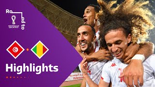 Tunisia v Mali  FIFA World Cup Qatar 2022 Qualifier  Match Highlights [upl. by Ryhpez]