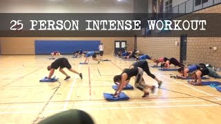 Group Fitness  25 Person Workout [upl. by Mccafferty566]