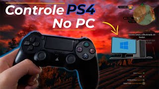 Como Usar Controle Do PS4 No PC Definitivamente 2023 [upl. by Mercado418]