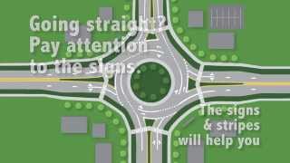 Navigating A MultiLane Roundabout [upl. by Schnur]