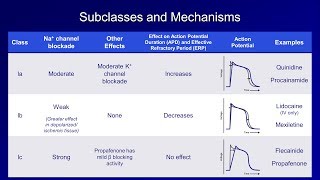 Antiarrhythmics Lesson 2  Sodium Channel Blockers [upl. by Aeslahc]