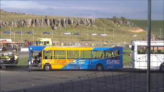 Buxton Raceway Bus Banger Race 174 17 [upl. by Leta]