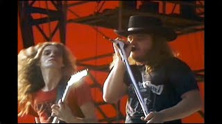 Lynyrd Skynyrd  Gimme Three Steps Live At Knebworth 76 [upl. by Aicilaf]