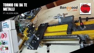 Tornio fai da te metalli  DIY metal lathe [upl. by Eenehs343]