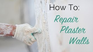 How To Repair Plaster Walls [upl. by Allemap]