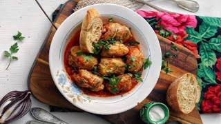 Vegetarian Sour Cabbage rolls  Sarmale [upl. by Llyrpa]