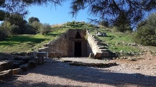 The Treasury of Atreus c 13001250 BCE Mycenae Greece [upl. by Noterb499]