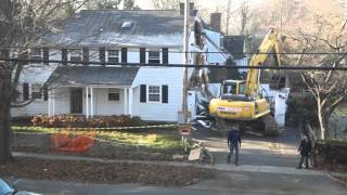 2015 House Demolition from whole to hole in 48 minutes in full HD [upl. by Atarman874]