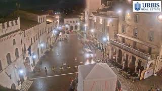 Assisi Live Webcam Piazza del Comune [upl. by Nohsar648]