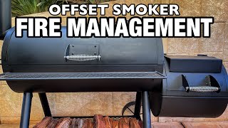 Offset Smoker Fire Management for Beginners [upl. by Nylzaj]