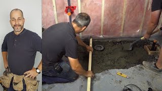 How To Back Fill And Pour New Concrete In Your Basement Professionally [upl. by Stanford]