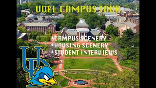 University of Delaware UDEL Campus Tour amp Student Interviews 2021 [upl. by Kliman]