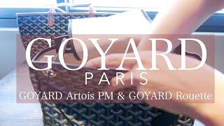 GOYARD Artois PM and GOYARD Rouette [upl. by Nnylkoorb867]