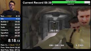 Goldeneye 00 Agent speedrun 3620 world record [upl. by Ahsena]