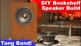 DIY Full Range Bookshelf Speaker Build Guide With Tang Band Drivers  How To Build Your Own Speakers [upl. by Aliekat]