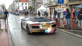 Lamborghini Aventador w Capristo Carbon Edition Exhaust  LOUD Revs Accelerations amp Drag Races [upl. by Terina]