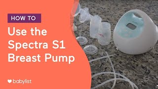 How to Use the Spectra S1 Breast Pump  Babylist [upl. by Haram]