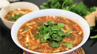 BETTER THAN TAKEOUT  Authentic Hot And Sour Soup Recipe 酸辣汤 [upl. by Sillyhp]