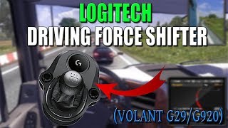 LOGITECH DRIVING FORCE SHIFTER  BOITE A VITESSE G29G920  Unboxing  Test FR [upl. by Ahsirahc]